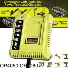 Rapid OP401 Charger For Ryobi 40V 6.0Ah Battery 40 Volt Lithium OP4050 OP40602