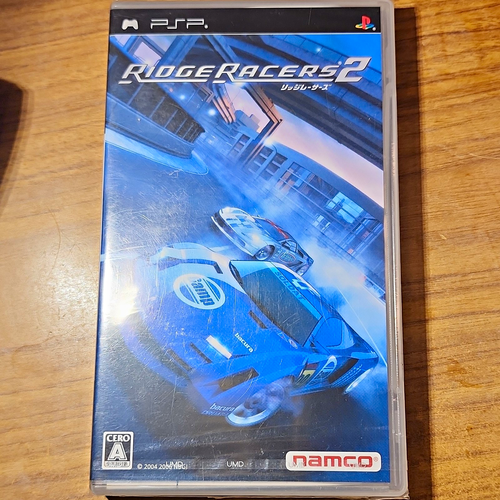 Namco Ridge Racers 2 Sony PSP Racing Game NTSC-J Japan Import CERO A 2004