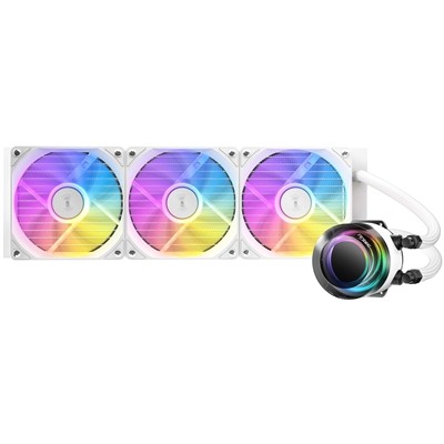 Antec Vortex Lum 360 Argb White CPU Flüssigkeitskühler - Intel & Amd kompatibel 3 x 1