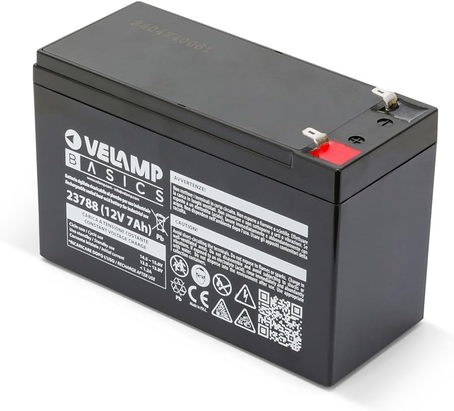 Batterie plomb acide 12V 7Ah rechargeable pour système d'alarme de maison - 2