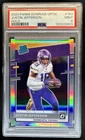 2020 Panini Donruss Optic Justin Jefferson Holo Prizm RC #163 Vikings PSA 9