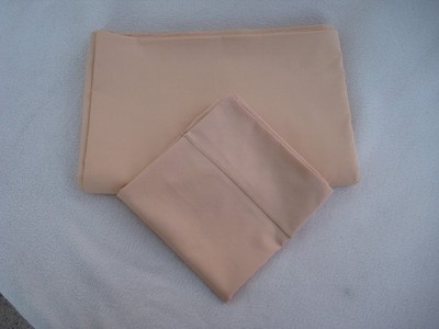 GRASER Luxus Bettwäsche apricot Baumwolle 148 x 200 / 76 x 40