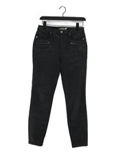 Mint Velvet Women's Jeans UK 10 Black Cotton with Elastane Skinny