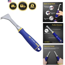 Carbide Scraper 2 Inch Tungsten Steel Double Edge Tool for Paint Glue Grout Remo