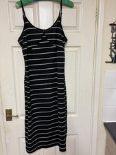 Shein Curve Navy And White Striped Summer Dress Size 3xL