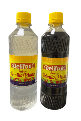 #ad Delifruit Twin Pack – Vanilla Black amp; Clear 16 oz Premium Dominican Flavor x2 $39.99