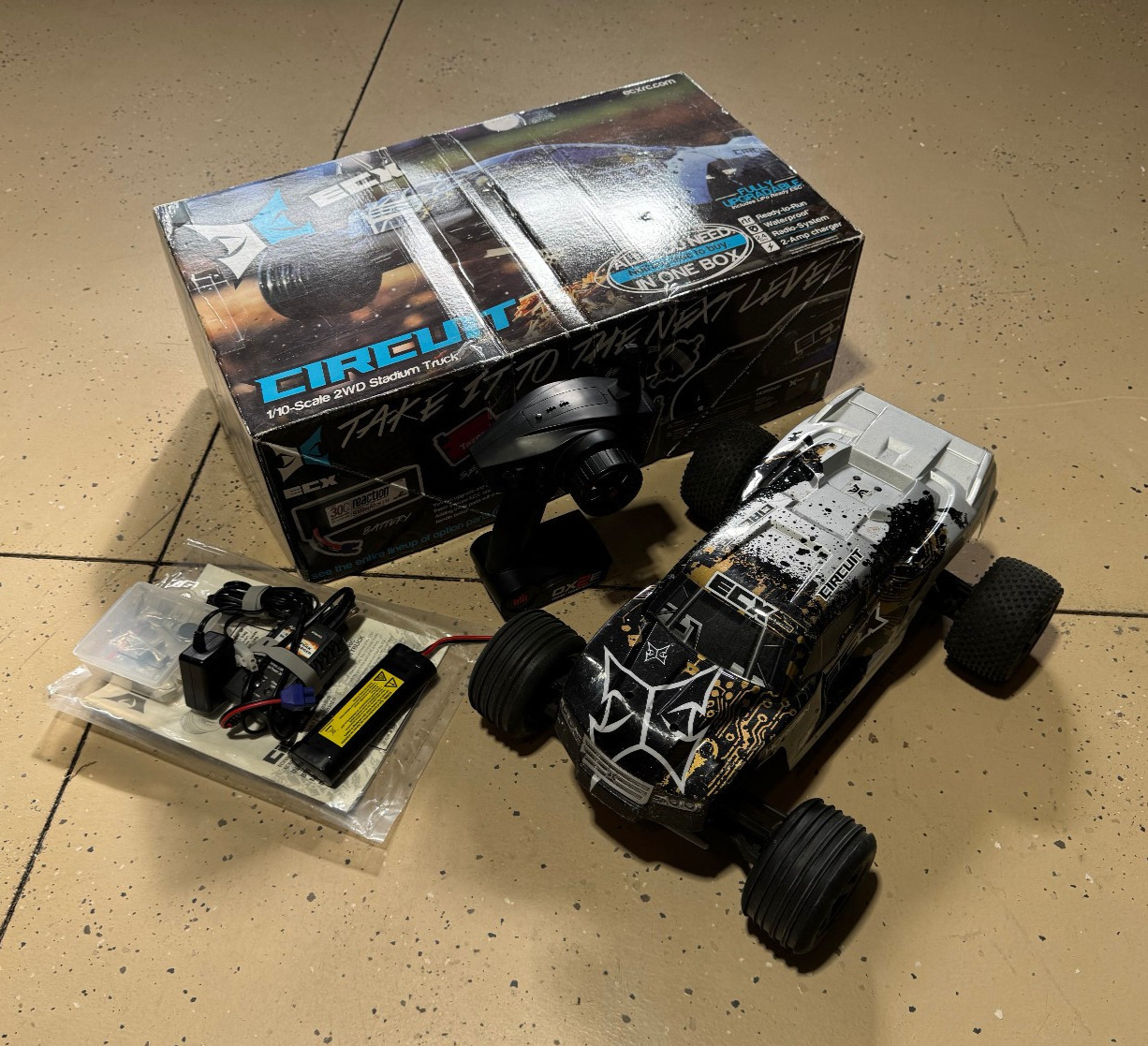 ECX Circuit 1/10 2wd Stadium Truck Brushed ARTR RC Stadium T