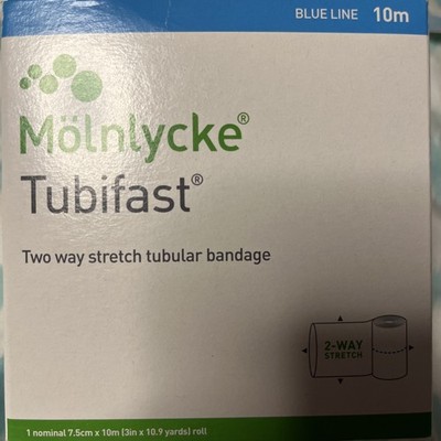 Molnlycke MHC Tubifast Zweiweg Stretch Schlauchverband Fixation 7,5 cm x 10 m