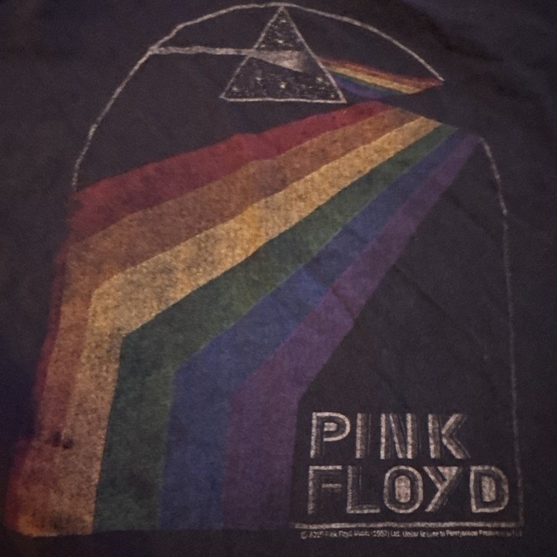 Pink Floyd Luck Brand Xl Vintage 2015 Shirt Rock Band Tee Dark Side If The Moon