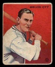 1933 Goudey Baseball #207 Mel Ott PR - GD *f1