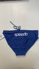 Speedo Men’s Logo Active Brief In Bluey/ Grey Size 34Inch