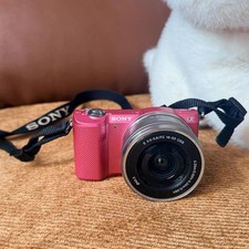 Sony Alpha a5000 PINK 20.1 MP Flip Screen Digital Camera w/ 16-50mm Lens pink