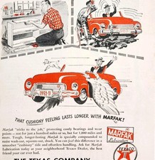 1948 Texaco Gasoline & Oil Company Advertisement Marfak Chasses Lube E2H1