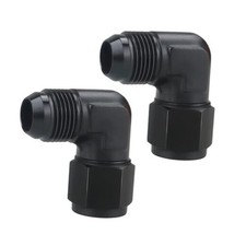 8AN Female to AN8 Male Flare 90 Degree Swivel Fitting 8AN to 8AN Female to Male