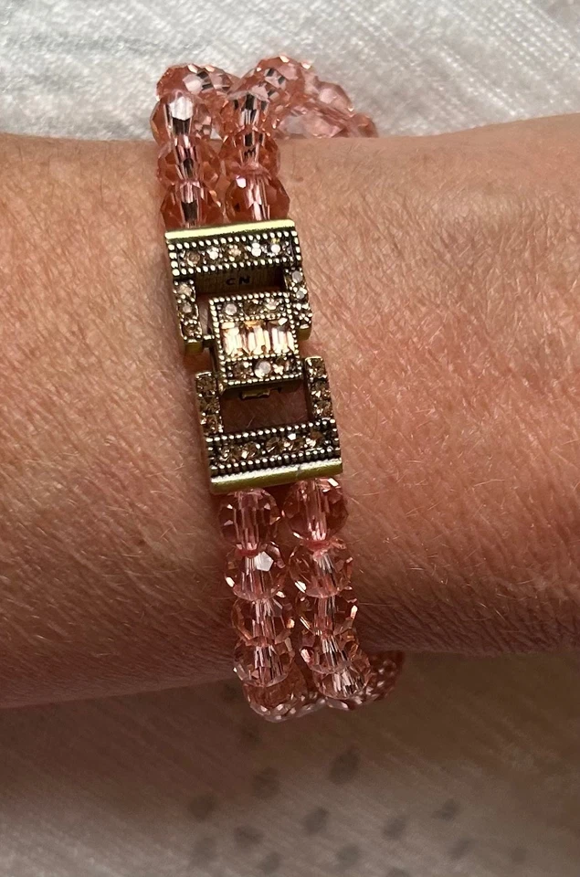 Pulsera Heidi Daus Easy+Elegance 7.25" Rosa Foto 2 de 4