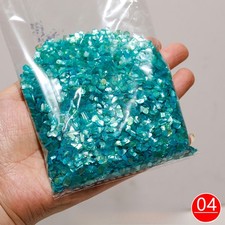 50g 3-5mm Natur Schale Teile DIY Lack Inlay Nagelkunst Dekoration Material