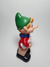 Pupazzo Giocattolo gomma Pinocchio 20 cm vintage  da collezione