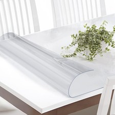42 x 66 Inch Clear Table Cover Protector,1.5mm Thick Clear Table Protector, R...
