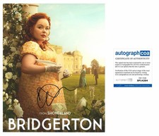 Nicola Coughlan “BRIDGERTON” AUTOGRAPH ‘Penelope’ Signed 10x8 Photo ACOA