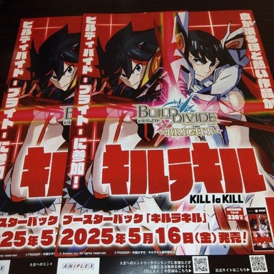 Kill la Kill Anime Flyer Build Divide AJ Flyer Charakter Ware Guter Zustand