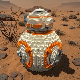 INCOMPLETE  -  Missing Pieces / Parts - LEGO Star Wars BB-8 Droid 75187