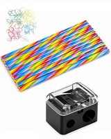 Buntstifte Set Kinder Schule Malen Regenbogen 10 StüCk Spitzer Dreieckig Holz
