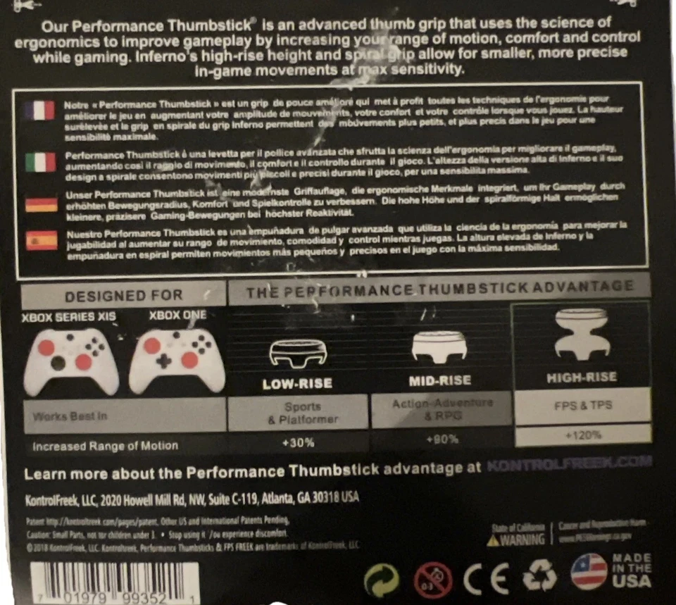 Kontrol Freek FPS Freek Inferno Performance Thumbstick Grips Xbox Series X | S - Image 3 of 4