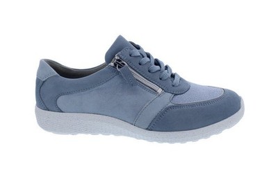 Waldläufer M-IRA Halbschuh, Denver Bronx Minileostretch, sky (hellblau), OrthoTr