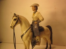 VINTAGE HARTLAND, "DALE EVANS PURPLE SET, HORSE BUTTERMILK" COMPLETE 800 SERIES