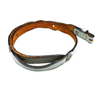 Circle Y Western Concho Leather Belt Women's 30 Blue Yellowstone Cowgirl Landman