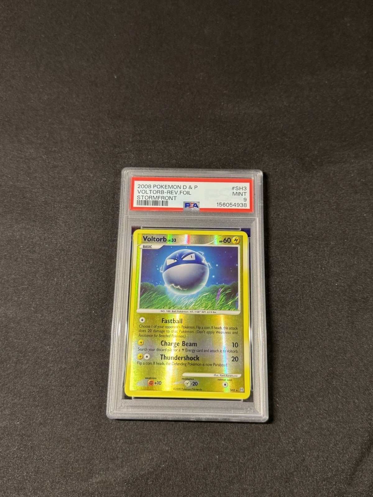 PSA 9 Voltorb SH3 Reverse Holo Stormfront
