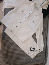 L-Y-O-N White Denim Jacket & Jeans Set | New With Tags | Cotton