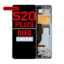 Galaxy S20 Plus 5G LCD Frame In Cosmic Blue Aftermarket OLED