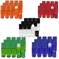 30ml Roll-On Glass Bottles – Refillable, Durable & Perfect for Essential Oils