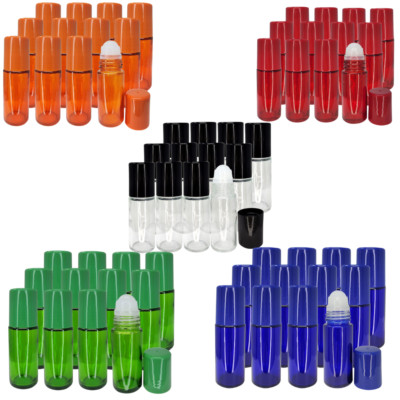 30ml Roll-On Glass Bottles   Refillable, Durable & Perfect for Essential Oils