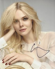 ELLE FANNING SIGNED 'THE BEGUILED' 8X10 PHOTO 3 w/COA ACTRESS NEON DEMON PROOF