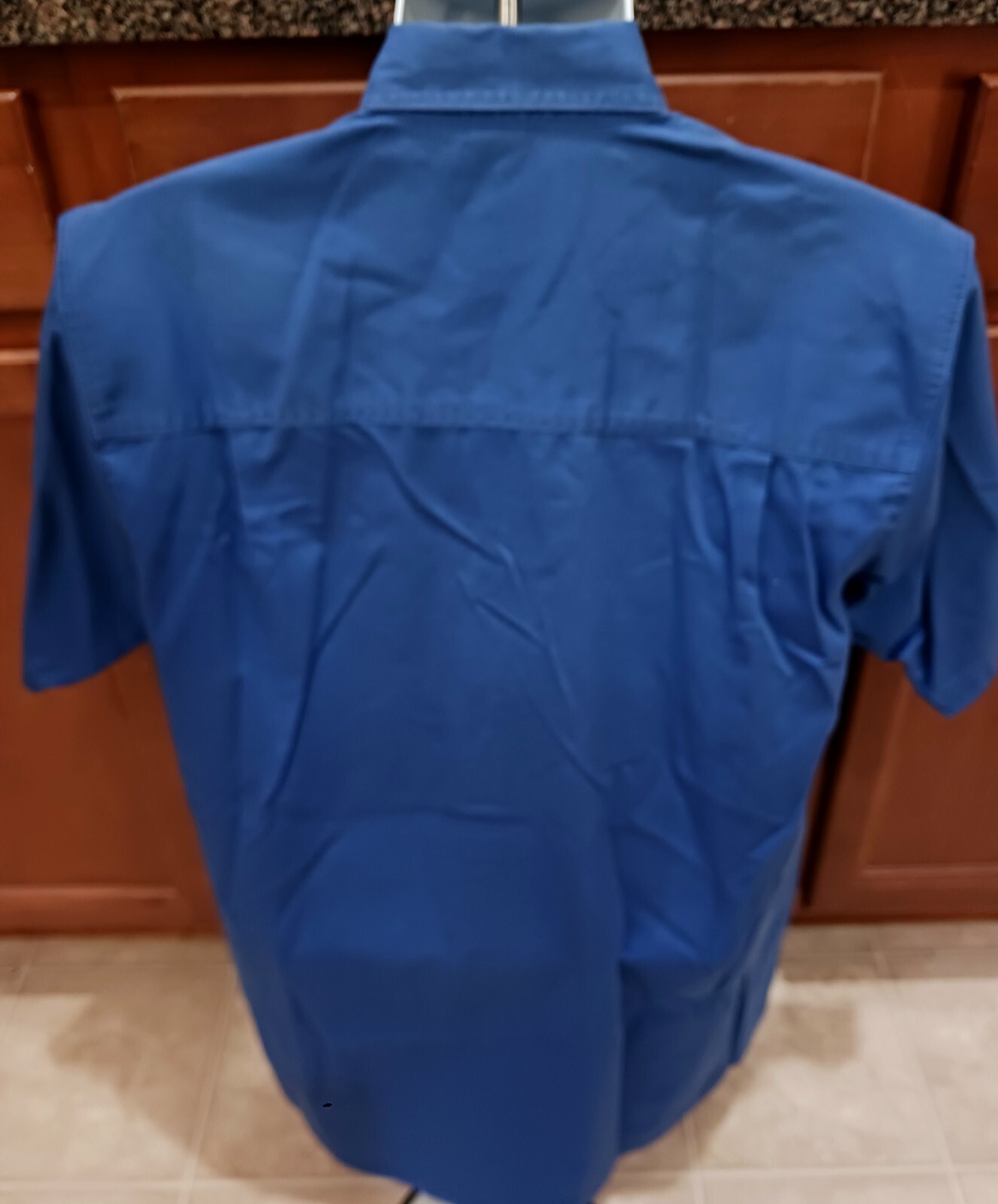 FILA Maglia negozio blu Front Row Motorsports Medium Team Issued NASCAR McDowell Ragan