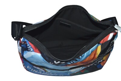 Sac Bandoulière Paul Smith Mainline En Toile – Multicolore, Thème Cyclisme, Neuf Avec étiquettes