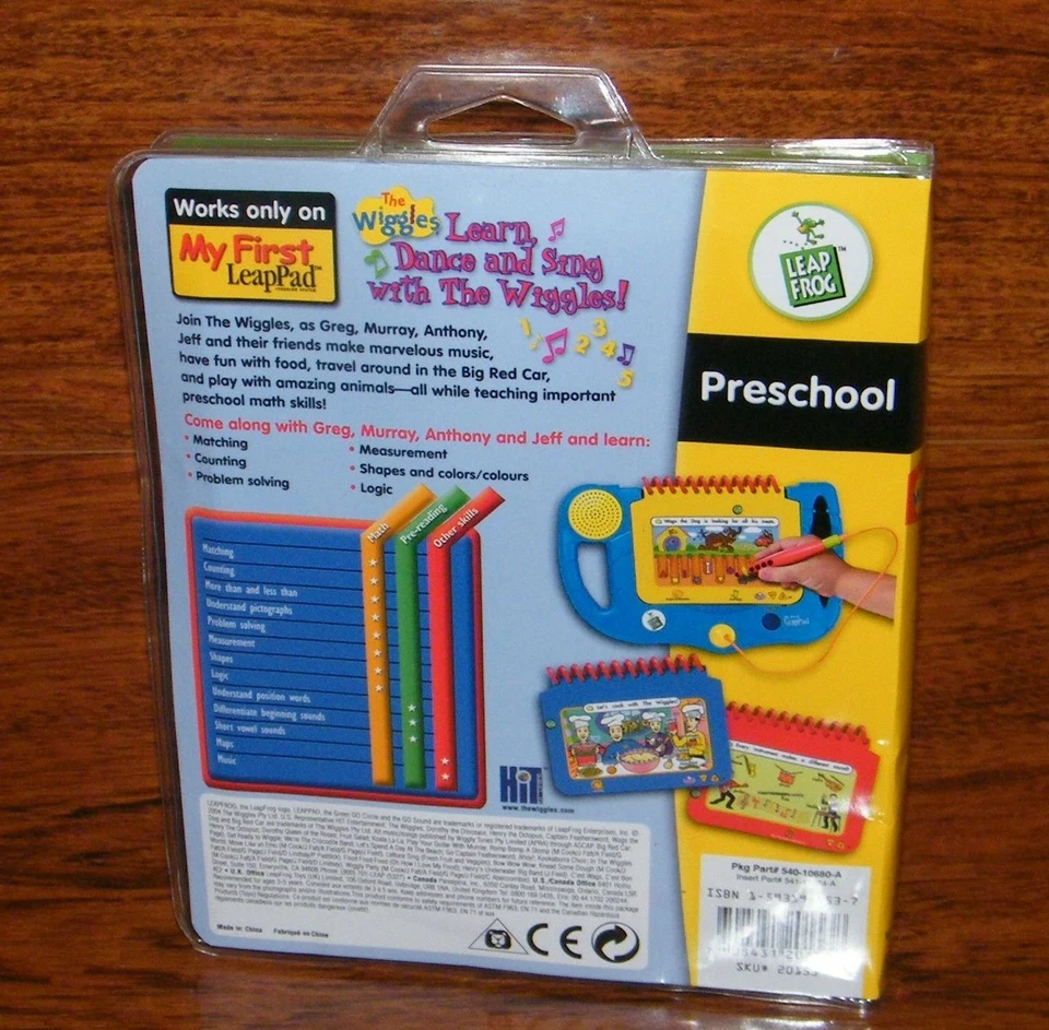 Leap Frog: The Wiggles - Preschool Math Book & Cartridge For My First LeapPad  - Image 3 of 3