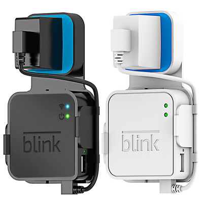 Outlet Wall Charger Mount Holder Bracket with USB Cable for Blink Sync Module