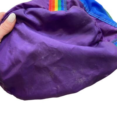 Rare Vintage Taylor Made‎ Brand Rainbow Drawstring Bucket Tote Bag Rare Vintage Taylor Made Brand Rainbow Drawstring Bucket  main image 4