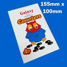 Galaxy Counters Vintage Sweet Wrapper Classic Vinyl Sticker 1960s Chocolate Milk