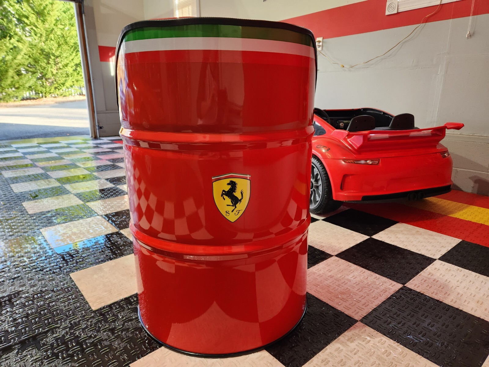 Ferrari Inspired Oil Barrel Chair/Seat 