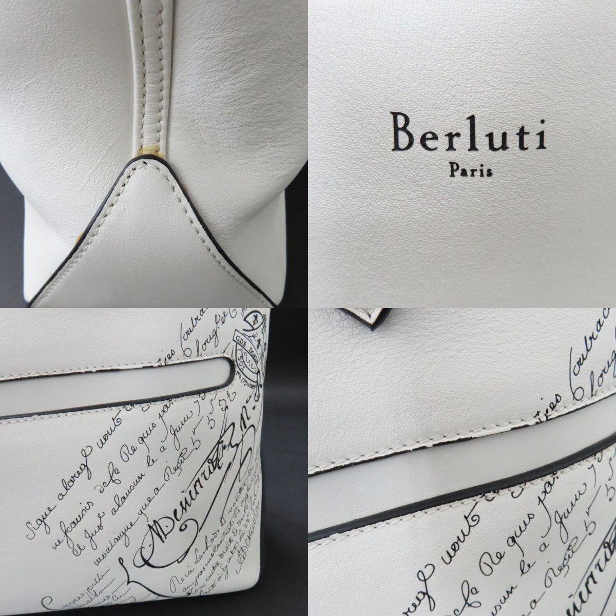 BERLUTI Toujours Scritto Swipe Hand Tote Bag Venezia Softy BERLUTI Toujours Scritto Swipe Hand Tote Bag Venezia Softy