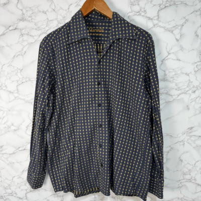 Marcello Men s Casual Shirt sz L Button Down Long Sleeve #F892