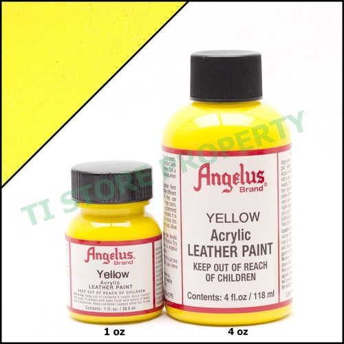 2 Bottles Angelus Acrylic Leather Paint /Dye - Leather & Vinyl - 4 oz- Original - Picture 8 of 21