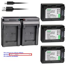 Kastar Battery Dual Charger for Samsung IA-BP210E IA-BP420E Samsung SMX-F40