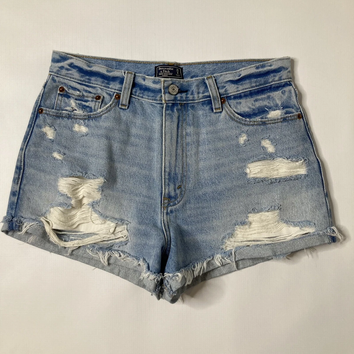 Abercrombie annie high sales rise shorts