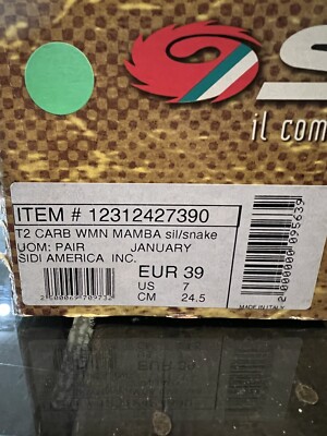 sidi t2 carbon mamba