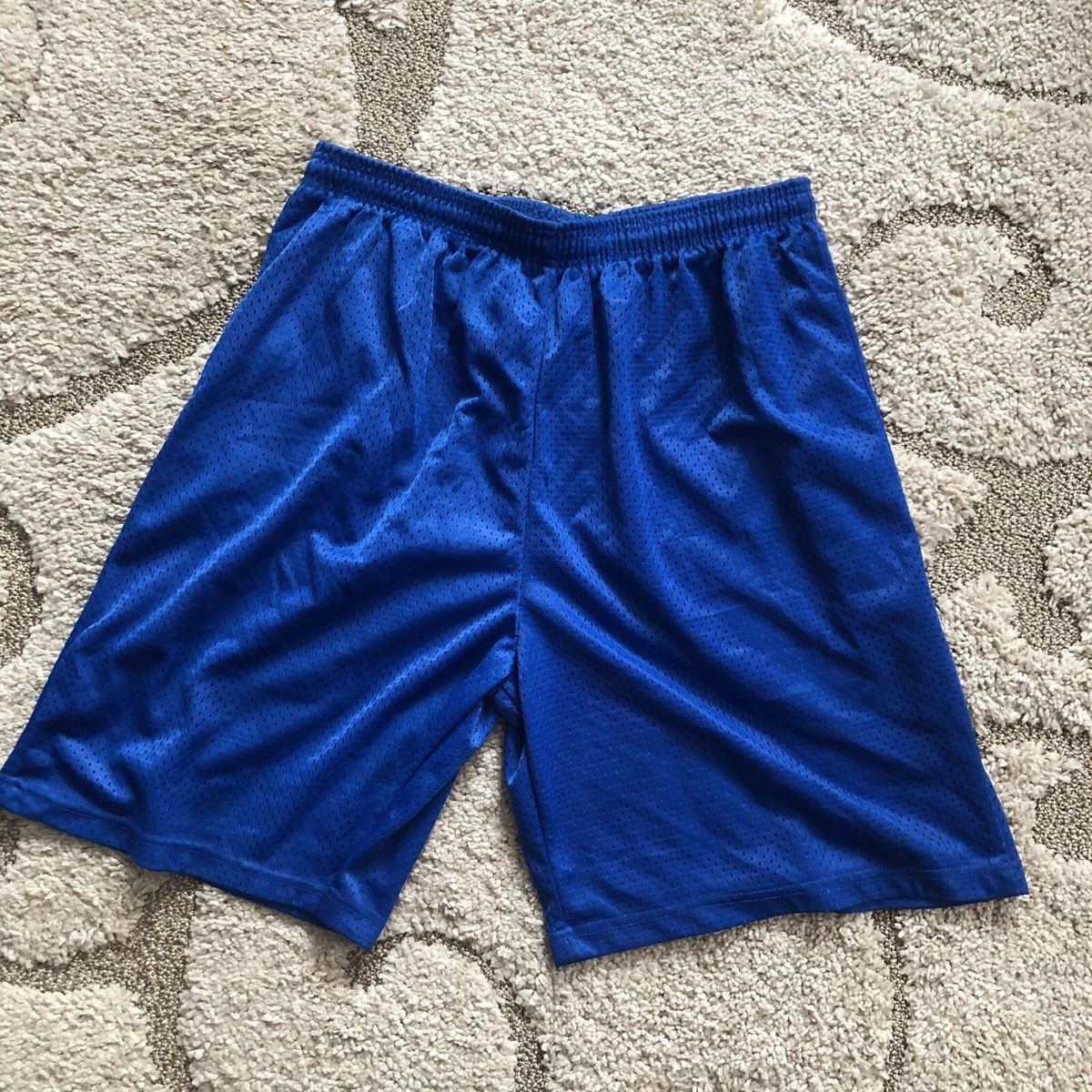Pantalones cortos de poli ster para hombre Wilson talla grande azul 21 5